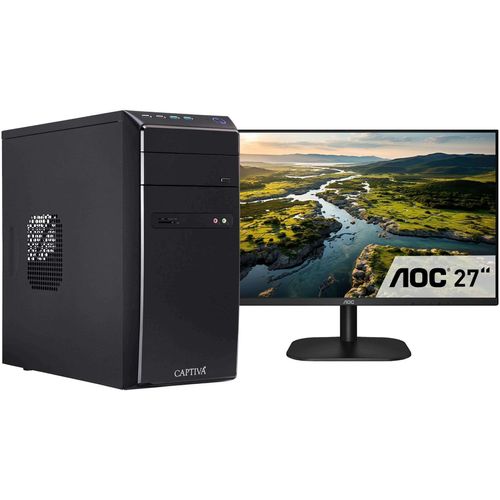 Captiva Business PC Bundle R75-515|R5 5600G|32GB DDR4|Radeon|1 TB|27