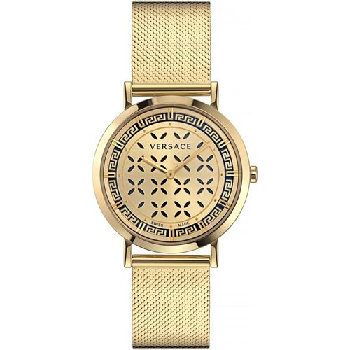 Versace Damen Quarzuhr New Generation Goldfarben VE3M01223