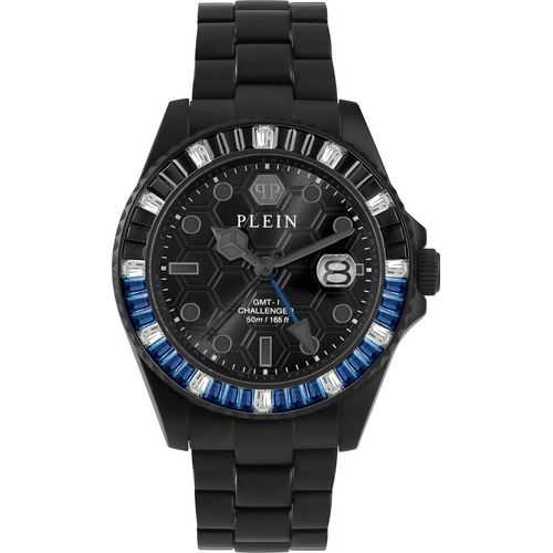Philipp Plein Analog 'Gmt-i Challenger Baguettes' Herren Uhr PWPZA0324