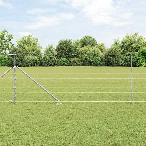 Zaun 1x50 m, verzinkter Stahl