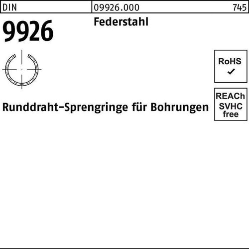 Reyher Runddraht-Sprengringe DIN 9926 FSt.-Draht 18 (2000 Stück)