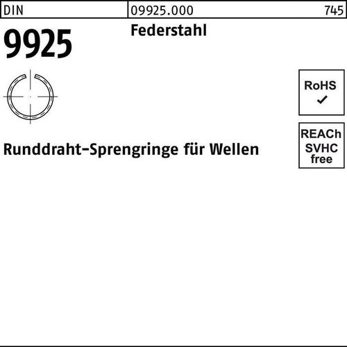 Reyher Runddraht-Sprengringe DIN 9925 FSt.-Draht 60 (200 Stück)