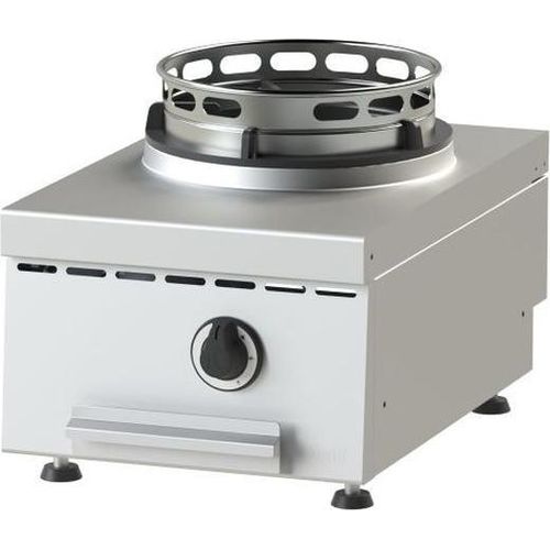 Gasherd Wok KBS Tischmodell 1 Feuer 13Kw 400x600x300 mm Zündflamme 3/4 Zoll