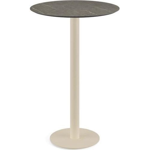 Urban Stehtisch Sand gestell + Midnight Marble HPL Ø70 cm