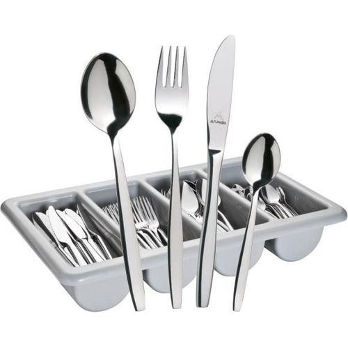 Arundo CASINO Besteckset 145-teilig - spülmaschinenfest & robust, inklusive Besteckkasten