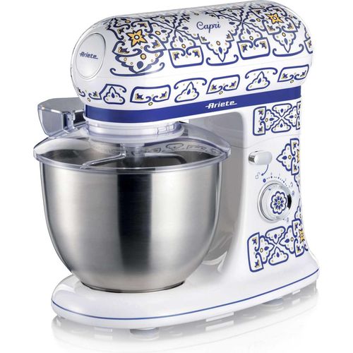 Ariete 1588/0C, Standmixer, Blau, Mehrfarbig, Kneten, Mixen, 5,5 l, Drehregler, Edelstahl