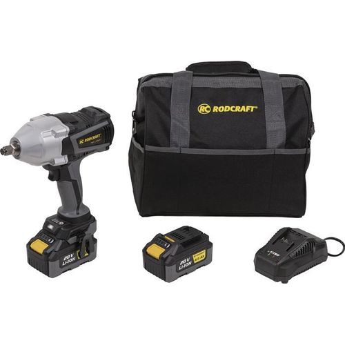 Akku-Schlagschrauber RC 9077 K4 20V 2Ah 12,5mm (1/2Zoll) A4-kt.1100 Nm RODCRAFT