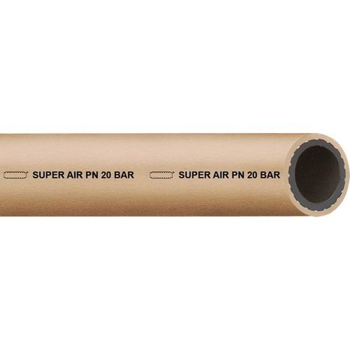 Kunststoff Pressluftschlauch SUPER AIR Innen-Ø 10,0 mm Außen-Ø 15,5 mm Länge 50 m Beige