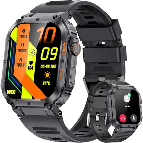 LIGE Herren Smartwatch mit Telefonfunktion – 1,96