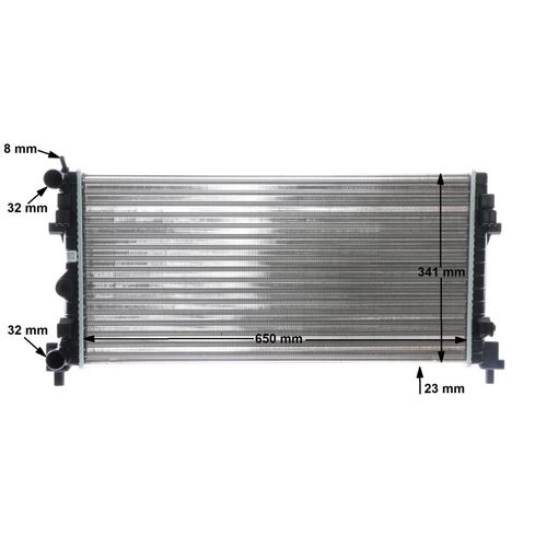 Kühler, Motorkühlung BEHR von Mahle (CR 1096 000S) Wärmetauscher Kühlung Motorkühler