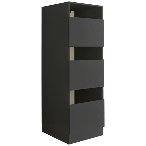 Xxxl Wäscheschrank , Anthrazit , Holzwerkstoff , 2 Fächer , 50x162x67.5 cm , Waschküche, Mehrzweckschränke