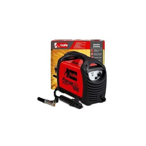 Elektroden-Schweißgerät Inverter mit Gleichstrom Telwin FORCE 125 - Leistung 80 A - Kit