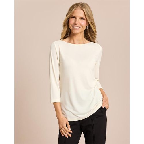 Basic Shirt mit U-Boot Ausschnitt