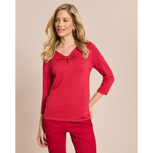 Pullover mit Schleife am Ausschnitt