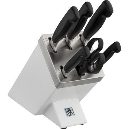 Zwilling Vier Sterne Messerblock 7-tlg. weiß