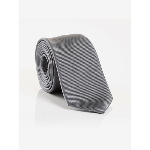 Krawatte MONTI "RAUL", Herren, grau, Seide, Krawatten, aus reiner Seide mit edler Twill-Struktur – 7 cm breit
