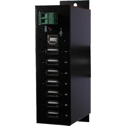 EXSYS USB 2.0 Hub für industrielle Anwendung 7 Port mit