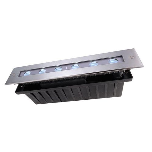 Deko-Light 730263 Bodeneinbauleuchte Line III RGB , Silber