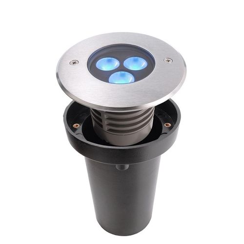 Deko-Light 730276 Bodeneinbauleuchte Bodeneinbauleuchte III RGB , Silber