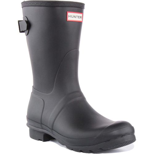 Hunter Orig al Frauen Kurz E stellbare Glanz Regen Stiefel Schwarz – undefined / Schwarz