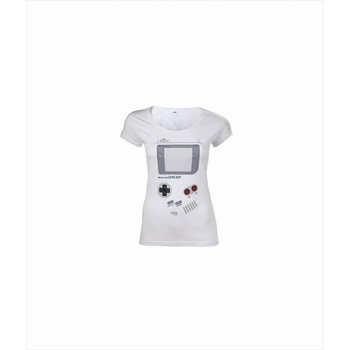 Nintendo T-Shirt Damen -XL- Gameboy, weiss