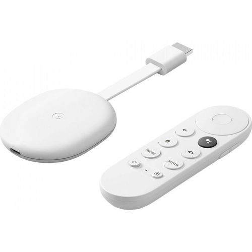 Multimedia-Player Google Chromecast TV 4K HDMI Weiß