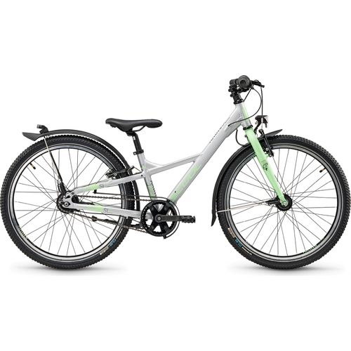 S'COOL XXlite SL 24 Zoll 7-Gang Nexus Silver/Paste | Kinderfahrrad | Jugendfahrrad | 24 Zoll | leichtes Fahrrad | Freilauf | 7 Gang