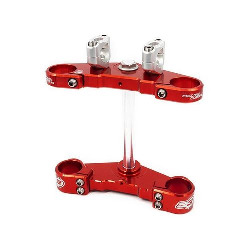 S3 Gabelbrücke komplett Ø39mm rot Beta Evo Fork Tech