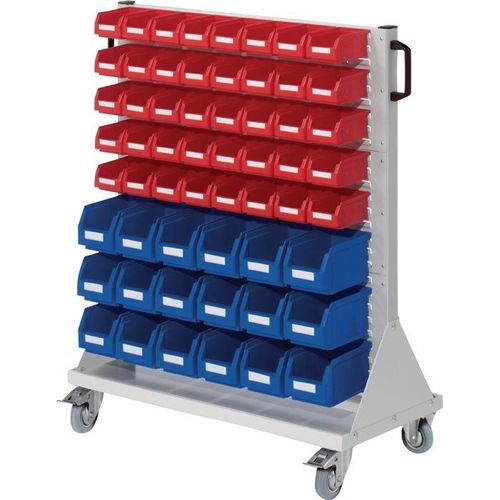 RasterPlan Rollwagen RasterMobil H1230xB1.000xT500mm grau KastenxGr18xGr6, 40xGr7 - 7024.57.0713