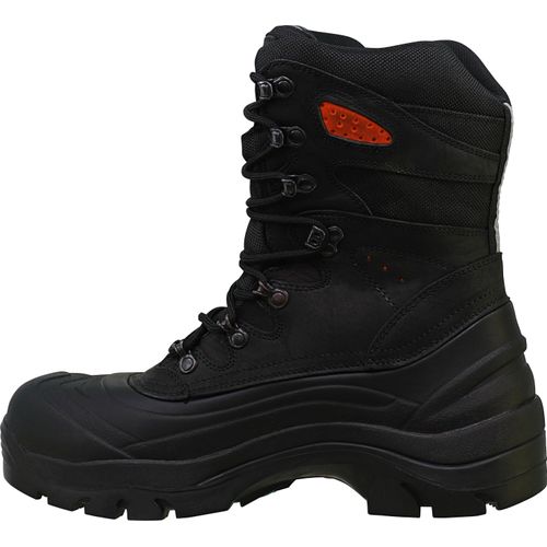 Arbeitsschuhe S3-Winterstiefel Größe 45 wasserdicht, ausklappbare Spikes