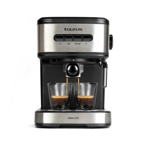 Taurus Mercucio - Espressomaschine 20 Bar, programmierbar, automatische Abschaltung, 850W, BPA-frei, automatische Abschaltung, 1.50L, Dampfer, Extra-Sahne-System