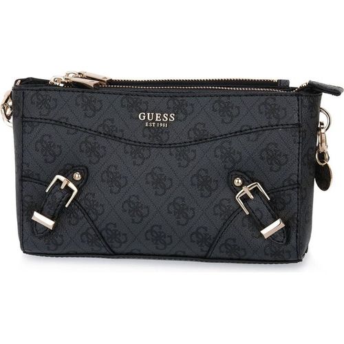 Guess Didi Frauen 4G Logo Druck Kunstleder M i Handtasche Kohle – Einheitsgröße / Kohle