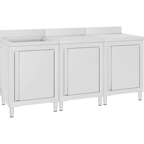 Gastro-Spülenunterschrank 180x60x96 cm Edelstahl , Esstische Design 2024