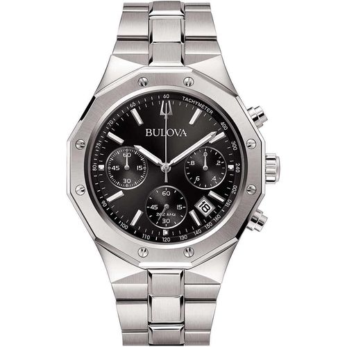 Chronograph Bulova Silber Kollektion Octagon Chronograph - mann