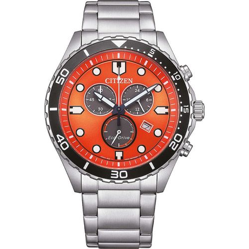Chronograph Citizen Silber Kollektion Action OF - mann