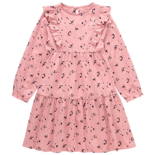 Mädchen Kleid mit Blumen-Allover