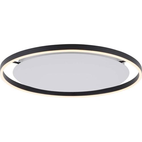 LED Deckenleuchte, anthrazit, dimmbar, D 58,5 cm