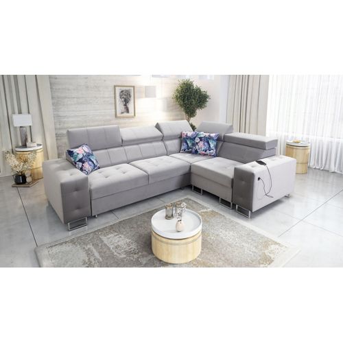 Sofa Ecksofa mit Schlaffunktion Eckcouch Schlafsofa HILTONE II Farbe wählbar