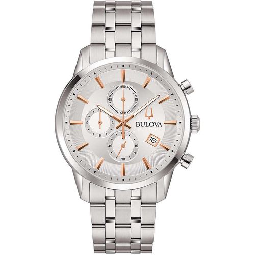 Chronograph Bulova Silber Kollektion Sutton Chronograph - mann