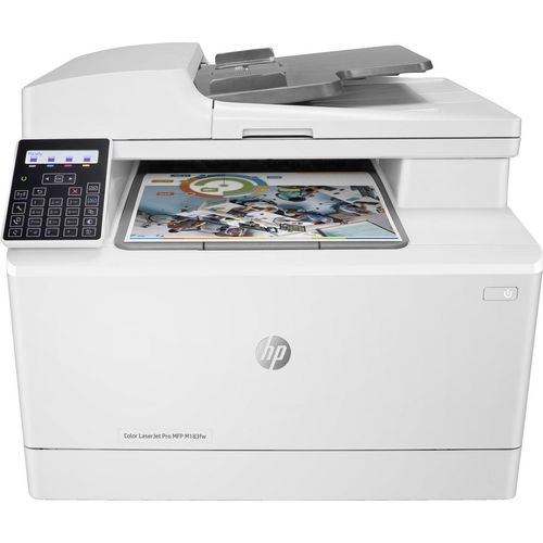 HP Color LaserJet Pro MFP M183fw – Drucker, Kopierer, Scanner, Fax, 35-Blatt-ADF, WLAN, 7KW56A