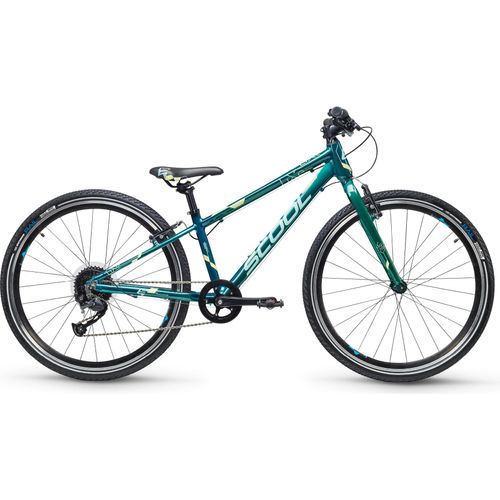S'COOL liXe 26 Zoll 9-Gang Altus Dark Green/Mint | Kinderfahrrad | Jugendfahrrad | 26 Zoll | Mountainbike | leichtes Fahrrad | Rahmenhöhe 31 | 9 Gang