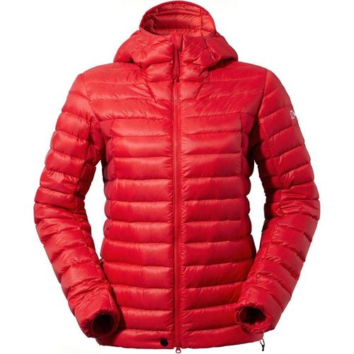 Mtn Seeker Mw Down Hoody, Damen Daunenjacke, 10 (36), GOJI BERRY/HAUTE RED, Berghaus