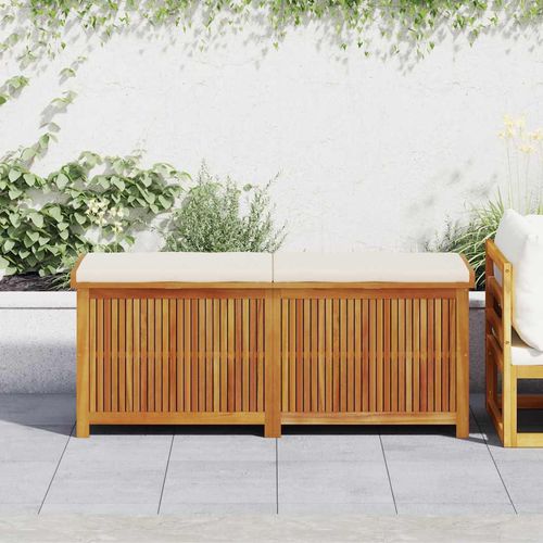 Outdoor-Kissenbox 150x50x60,5 cm Massivholz Akazie, Gartenboxen DesignMöbel