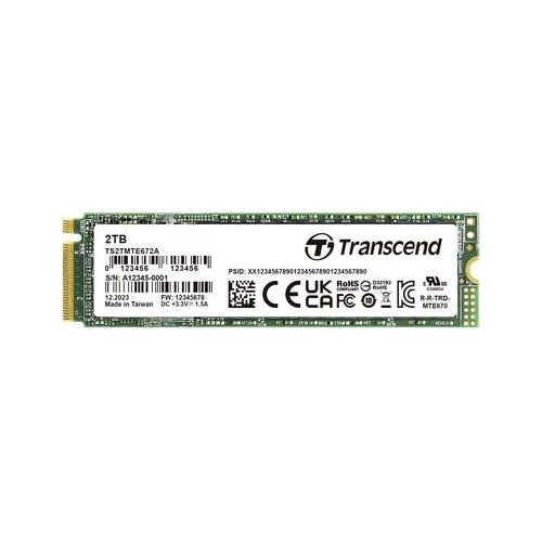 Transcend 2 TB Interne PCIe SSD TS2TMTE672A-VS1 (TS2TMTE672A-VS1)