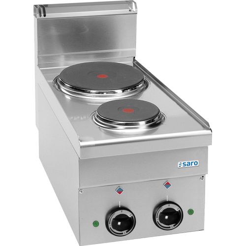 SARO Elektroherd 2 Platten Auftisch 600 Line Modell E26