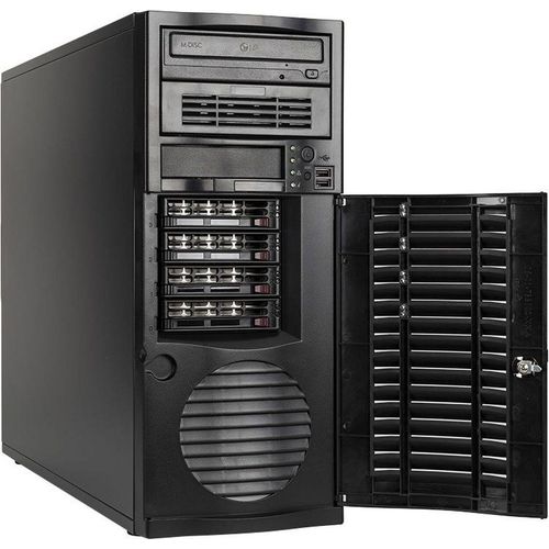 bluechip SERVERline T30327a Tower, Intel® Xeon® E-2324G Prozessor / bis zu 4.60 GHz, 32 GB DDR4, 2 x 960 GB SSD, 2 x Gigabit Ethernet, TPM-Modul