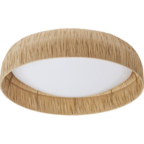 OSRAM Decor dekorative Deckenleuchte mit Bambusschirm, 500mm, 28W, 1150lm, 3000K, 830 warmweiß, IP20, braun, LED nicht austauschbar