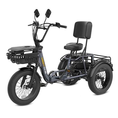 E-Lastenräder E-Dreirad Elektrofahrräder mit fetten Reifen 48V 20Ah Akku