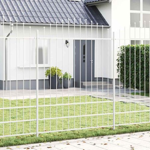 Gartenzaun Weiß 510 x 200 cm