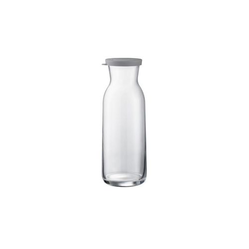 Blomus Wasserkaraffe Sala , Grau , Glas , 1,2 L , 25 cm , Deckel , Kaffee & Tee, Kannen, Karaffen